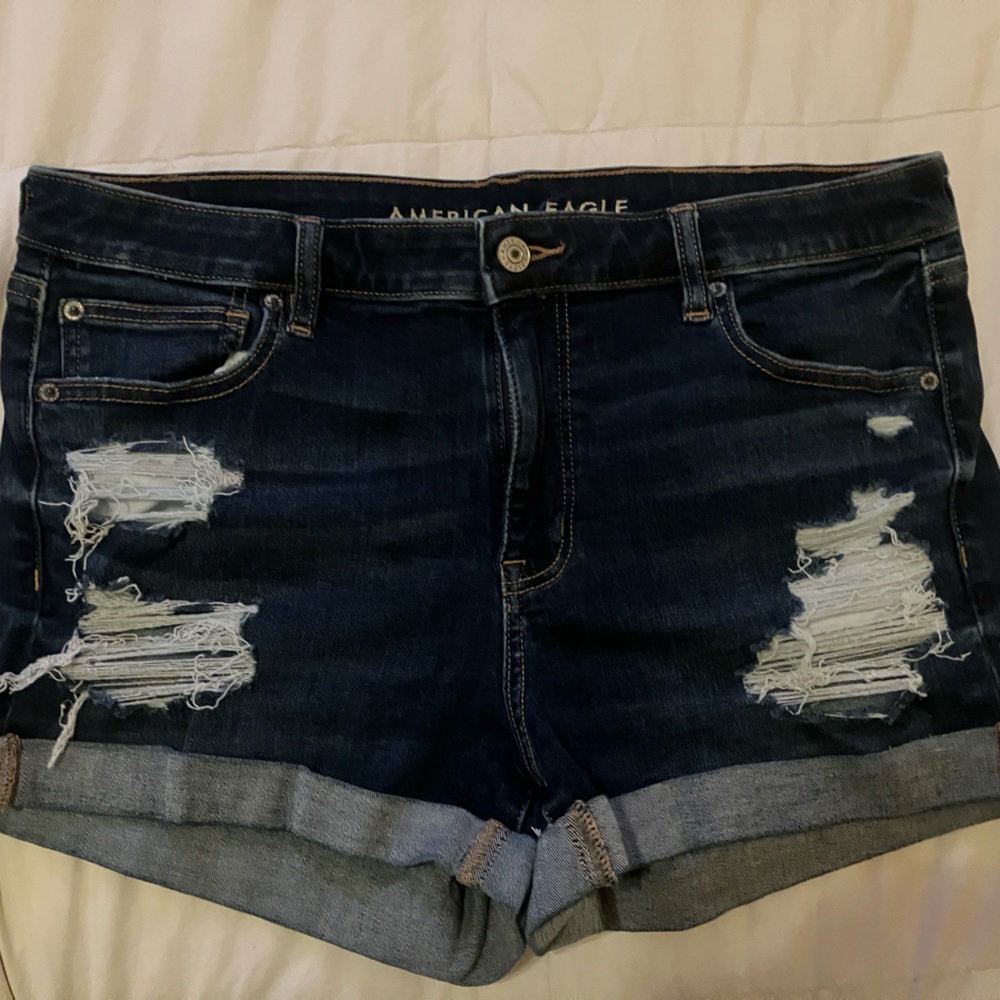 American Eagle Distressed Denim Shorts